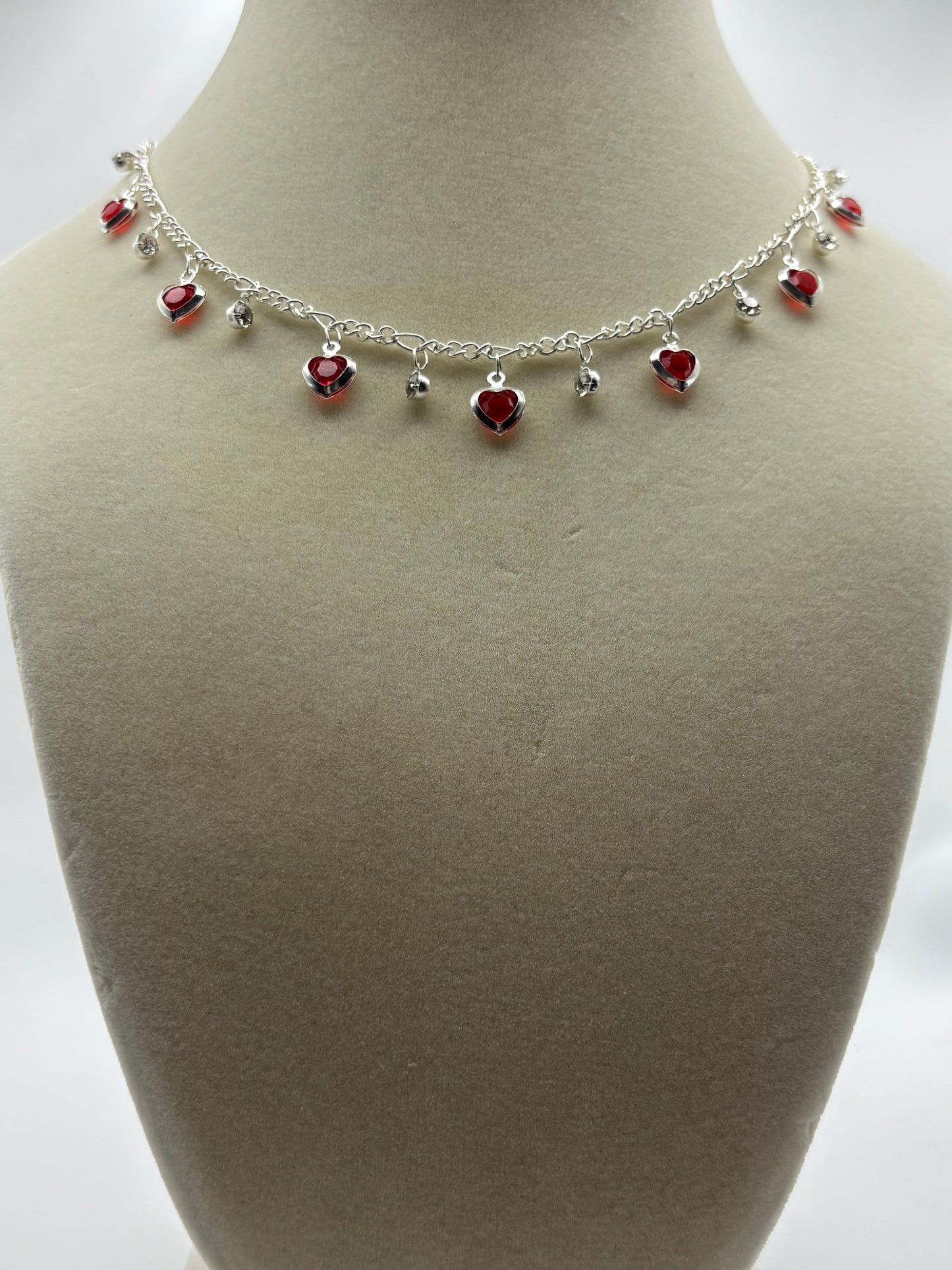 Silver Hearts Necklace