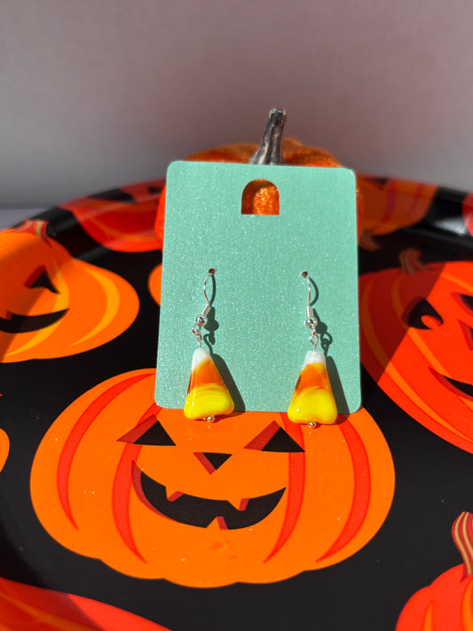Candy Corn Earrings